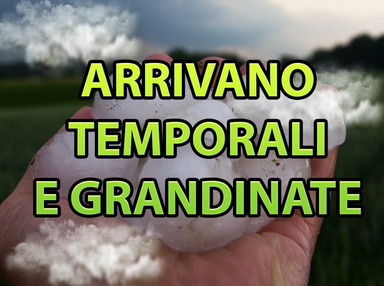 METEO – TEMPORALI ed ACQUAZZONI anche INTENSI nelle prossime ore, ecco dove