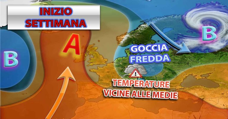 METEO ITALIA: goccia fredda verso l’EUROPA la prossima settimana, vediamo le conseguenze