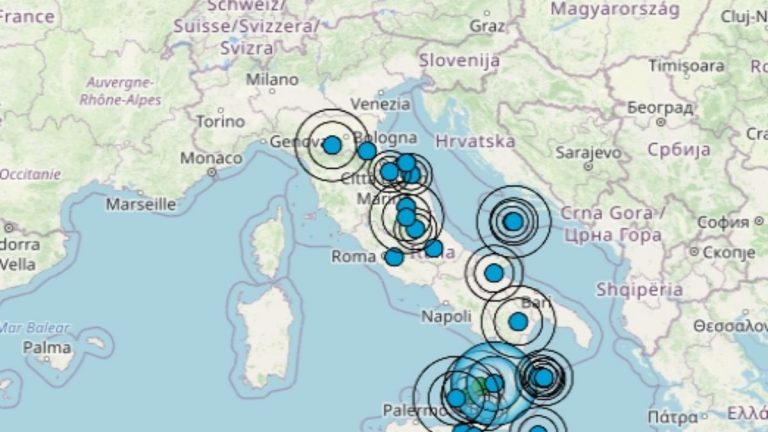 Terremoto in Italia oggi, sabato 21 agosto 2021: le scosse registrate in giornata – Dati Ingv