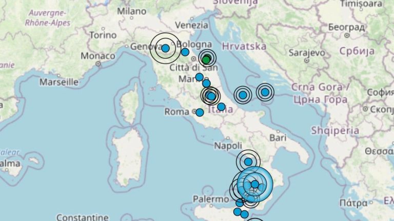 Terremoto in Italia oggi, mercoledì 25 agosto 2021: le scosse più importanti – Dati INGV