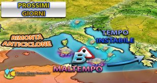 Maltempo sulle Isole Maggiori tra oggi e domani, ecco la tendenza - Centro Meteo Italiano
