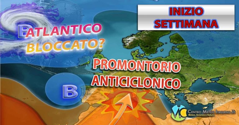 METEO – ANTICICLONE in ripresa nelle PROSSIME ORE con fenomeni in esaurimento, ecco quanto durerà