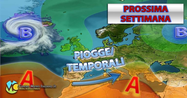 METEO – L’AUTUNNO ci riprova, da metà SETTEMBRE torna la PIOGGIA su parte d’ITALIA; le ultimissime