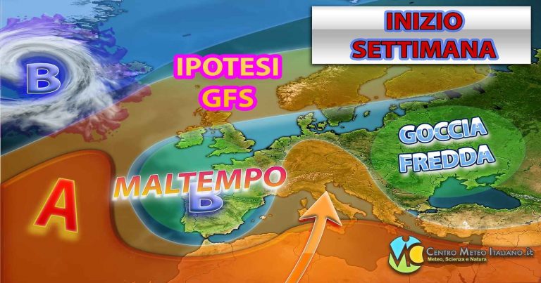 METEO – Prossima settimana con possibile rimonta ANTICICLONICA e BEL TEMPO dopo le PIOGGE del WEEKEND. TENDENZA