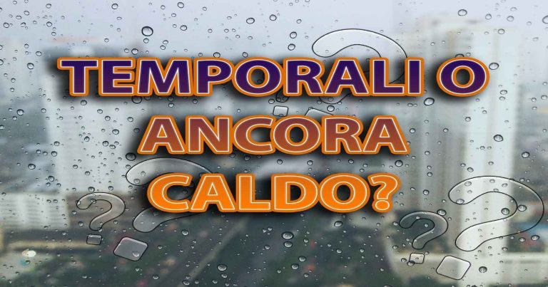 METEO ITALIA – saccatura in transito con piogge e temporali, possibile affondo per la prossima settimana