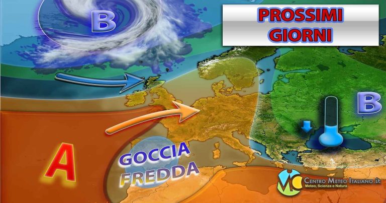 METEO – L’ANTICICLONE prova l’ASSALTO, tempo più STABILE, ma non senza qualche TEMPORALE, ecco dove