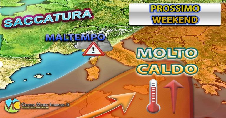 METEO – Nel WEEKEND torna l’ESTATE con TEMPERATURE fino a +35°C, ma occhio a INSIDIA MALTEMPO, i dettagli