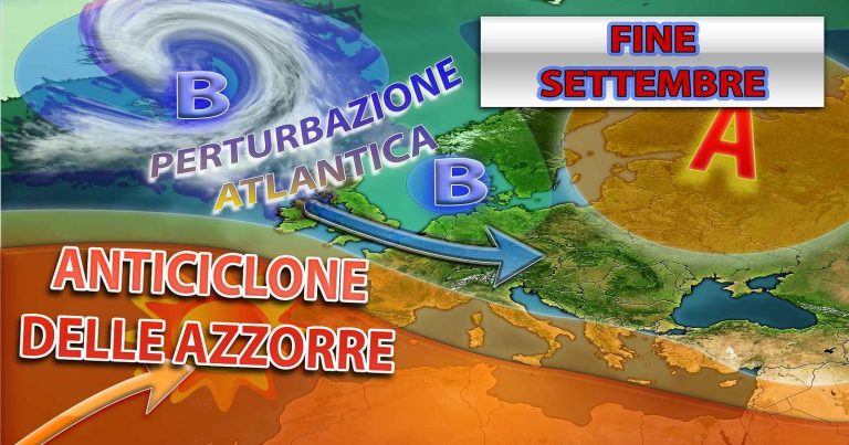 METEO – PROSSIMA SETTIMANA con alternanza tra l’ANTICICLONE e qualche passaggio INSTABILE; tutti i dettagli!