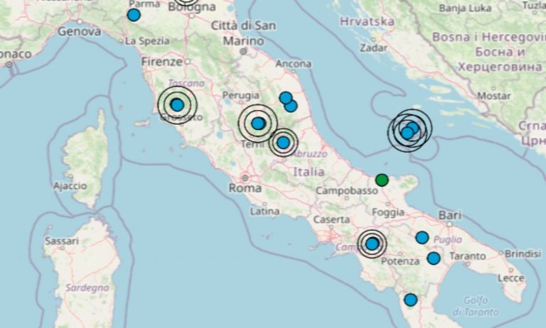 Terremoto oggi Puglia, 25 settembre 2021: scossa M 2.0 in provincia di Foggia | Dati INGV
