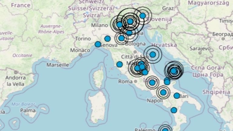 Terremoto in Italia oggi, 29 settembre 2021, le ultime scosse registrate | Dati Ingv