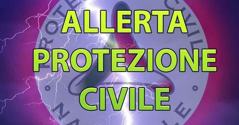 METEO – Forti PIOGGE e TEMPORALI in arrivo in ITALIA: emanata ALLERTA della Protezione Civile, ecco dove