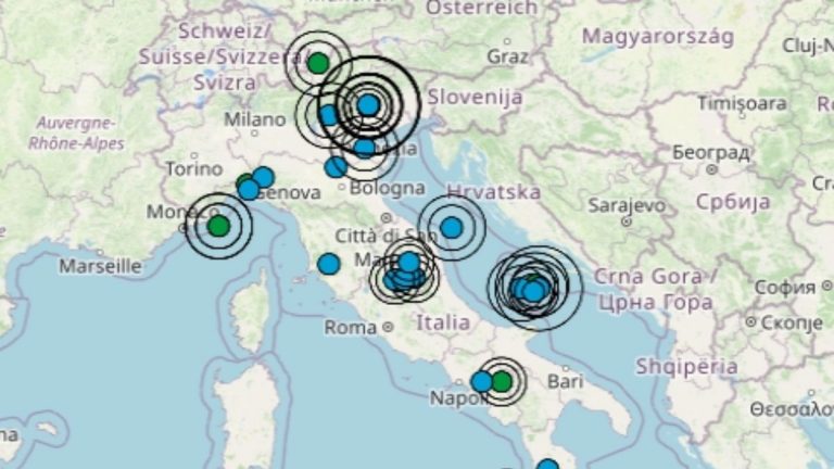 Terremoto in Italia oggi, 4 ottobre 2021, le ultime scosse registrate | Dati Ingv