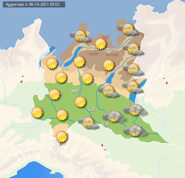 Ampie aperture attese su Milano da domani - Centro Meteo Italiano