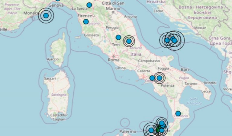 Terremoto oggi Italia, 6 ottobre 2021: le ultime scosse registrate – Dati INGV