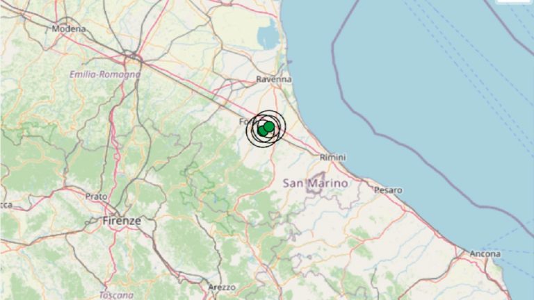 Terremoto in Emilia Romagna oggi, 7 ottobre 2021, scossa M 2.9 in provincia Forlì-Cesena | Dati Ingv