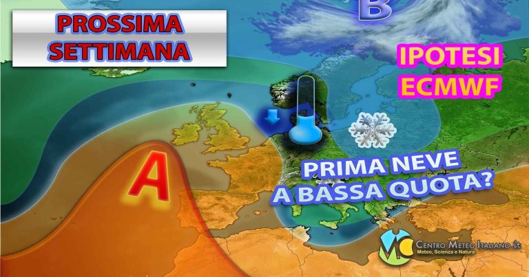 METEO ITALIA – L’AUTUNNO fa sul serio, con un nuovo PEGGIORAMENTO nel WEEKEND, ecco DOVE