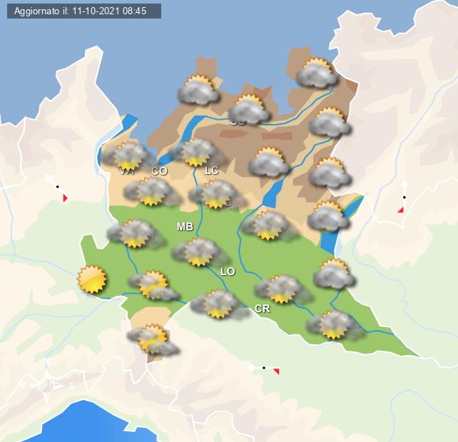 Nuvolosità irregolare ma con tempo asciutto previsto per domani - Centro Meteo Italiano