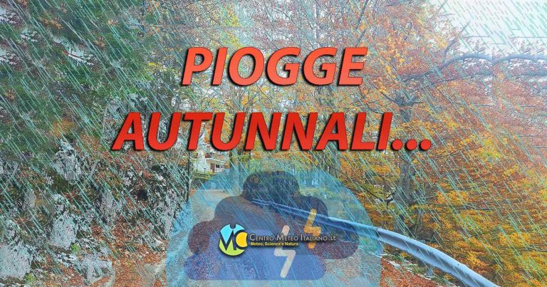 METEO – PIOGGE e TEMPORALI con NEVE in montagna fino al primo WEEKEND di NOVEMBRE METEO – PIOGGE e TEMPORALI con NEVE in montagna fino al primo WEEKEND di NOVEMBRE