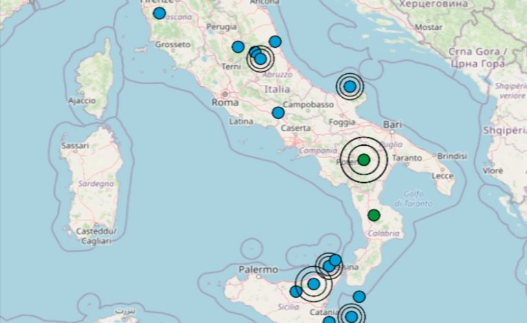 Terremoto oggi Italia, 11 ottobre 2021: le ultime scosse registrate – Dati INGV Terremoto oggi Italia, 11 ottobre 2021: le ultime scosse registrate – Dati INGV