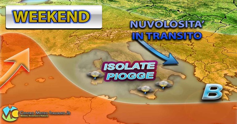 METEO – Prevalente STABILITA’ nel WEEKEND, ma il MALTEMPO insiste ancora in alcune zone d’ITALIA, ecco dove METEO – Prevalente STABILITA’ nel WEEKEND, ma il MALTEMPO insiste ancora in alcune zone d’ITALIA, ecco dove