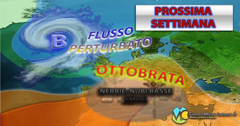 METEO ITALIA – fine della fase fredda in vista, anticiclone e OTTOBRATA in arrivo la prossima settimana