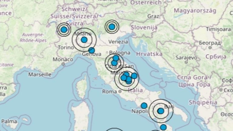 Terremoto in Italia oggi, venerdì 15 ottobre 2021, le ultime scosse registrate – Dati Ingv Terremoto in Italia oggi, venerdì 15 ottobre 2021, le ultime scosse registrate – Dati Ingv
