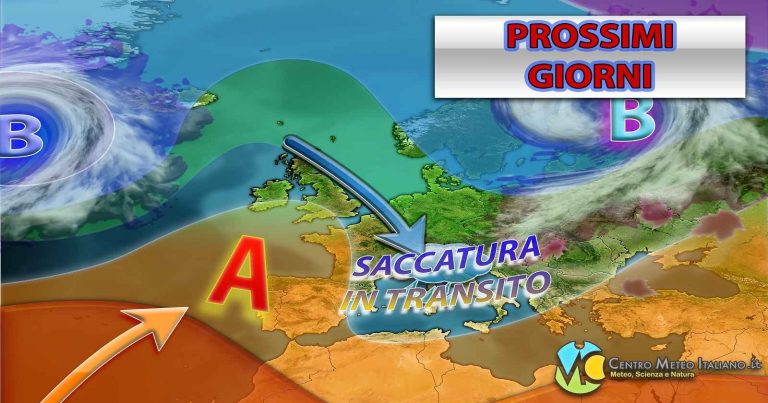 METEO – ANTICICLONE KO nel WEEKEND, torneranno PIOGGE e TEMPORALI con CALO TERMICO; i dettagli