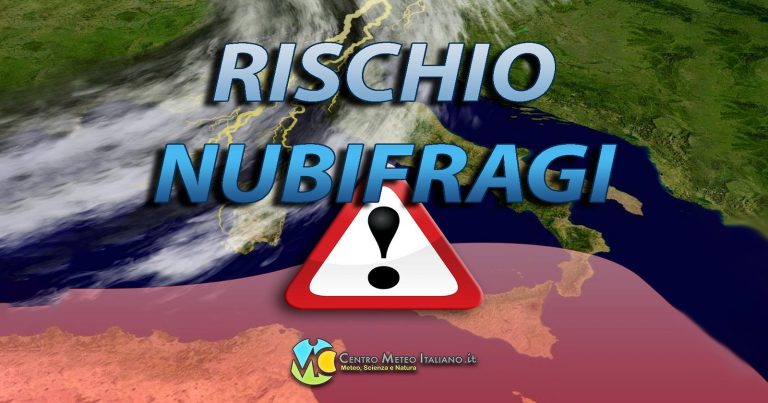 METEO – NUBIFRAGI e TEMPORALI in ITALIA e nuovo record di PIOGGE per la SICILIA, ecco i dettagli