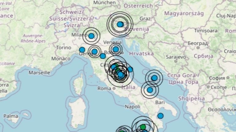 Terremoto in Italia oggi, 25 ottobre 2021, le ultime scosse registrate | Dati Ingv