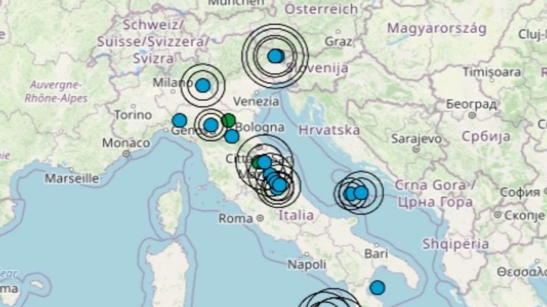 Terremoto in Italia oggi, mercoledì 27 ottobre 2021, le ultime scosse registrate | Dati Ingv