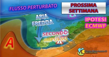 Maltempo atteso in settimana