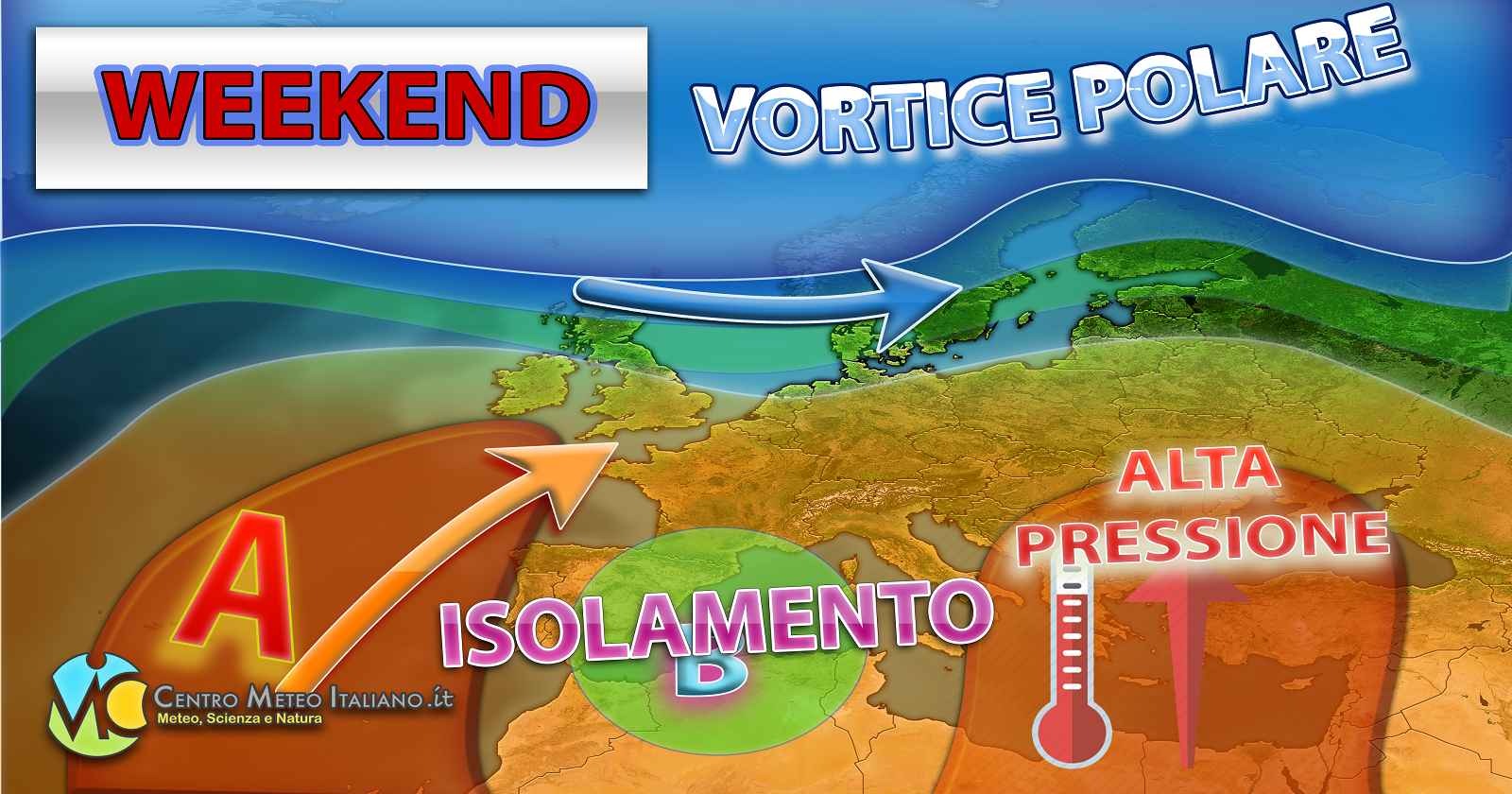 Saccatura in isolamento entro il primo weekend di novembre, tendenza meteo