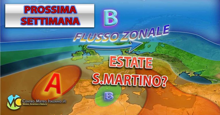 METEO – Prossima settimana con nuovo IMPULSO FREDDO, poi arriva l’ANTICICLONE con TEMPERATURE in aumento