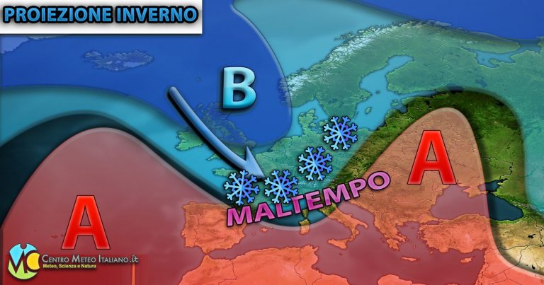 METEO – INVERNO sprint: serie di PERTURBAZIONI investiranno l’ITALIA ad inizio DICEMBRE.