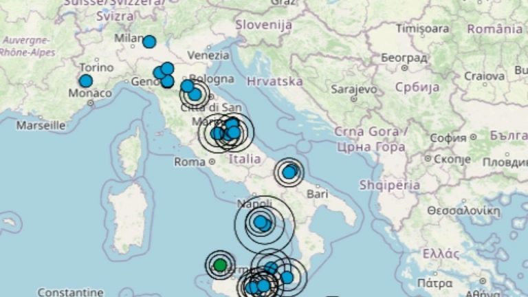 Terremoto in Italia oggi, venerdì 12 novembre 2021, le scosse registrate nelle ultime ore | Dati Ingv