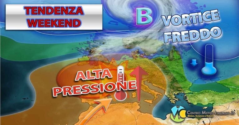 METEO ITALIA – alta pressione in rimonta nel WEEKEND con sole e temperature in aumento, freddo a seguire?