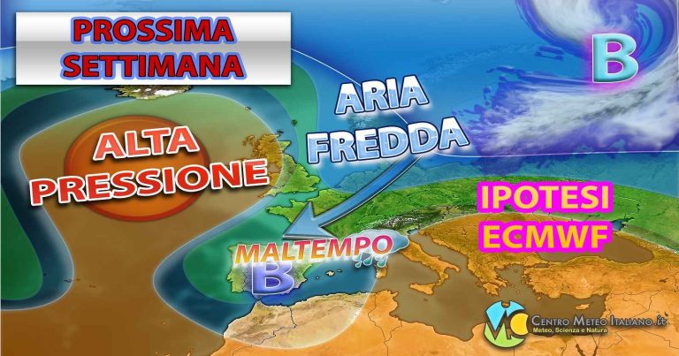 METEO ITALIA – alta pressione in rinforzo sul Mediterraneo con tempo stabile, dopo torna il maltempo