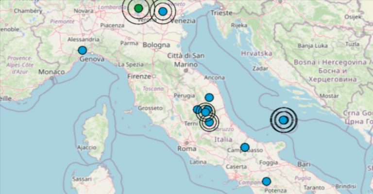 Terremoto oggi Italia, 17 novembre 2021: le ultime scosse registrate – Dati INGV