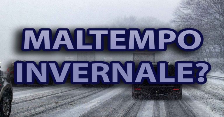 METEO ITALIA – torna il MALTEMPO con piogge e temporali, più FREDDO nel weekend con neve in arrivo