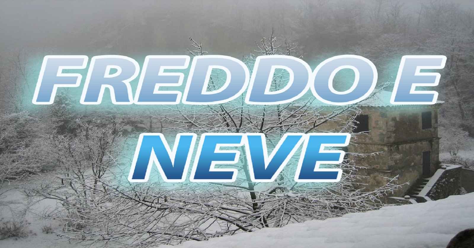 Freddo e neve in arrivo in Italia