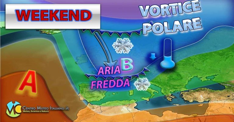 METEO – INVERNO DIROMPENTE nel WEEKEND: ATTACCO POLARE in arrivo e NEVE a BASSA QUOTA, i dettagli METEO – INVERNO DIROMPENTE nel WEEKEND: ATTACCO POLARE in arrivo e NEVE a BASSA QUOTA, i dettagli