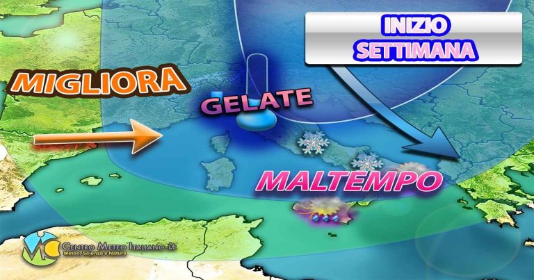 METEO INVERNO – La stagione INCALZA con impulsi FREDDI a ripetizione fino a DICEMBRE, la TENDENZA