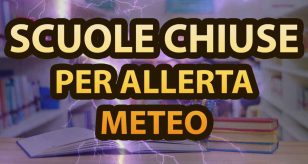 METEO - Il MALTEMPO non si arresta, SCUOLE CHIUSE in molti comuni a seguito dell'ALLERTA, ecco quali