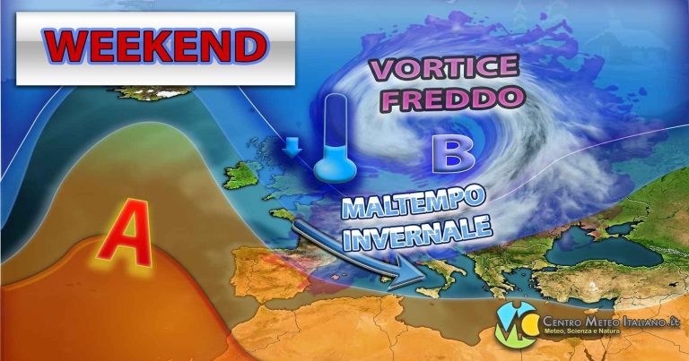 METEO – Ulteriore ATTACCO POLARE nel WEEKEND, ancora MALTEMPO con NEVE a BASSA QUOTA METEO – Ulteriore ATTACCO POLARE nel WEEKEND, ancora MALTEMPO con NEVE a BASSA QUOTA