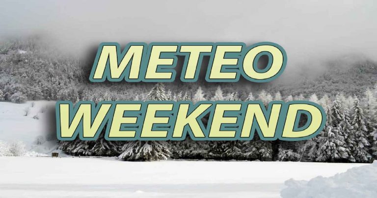 METEO – Nuovo impulso FREDDO nel WEEKEND con MALTEMPO INVERNALE e NEVE a bassa quota