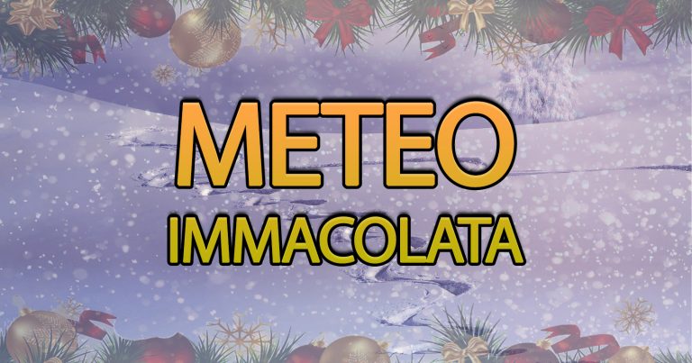 Meteo – Maltempo per l’Immacolata con affondo freddo a seguire? Le ultimissime