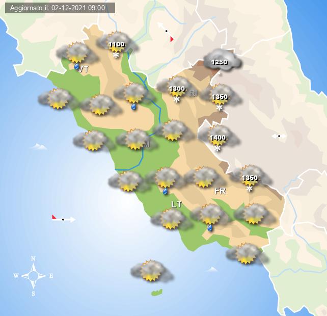 Residuo maltempo nella giornata di domani - Centro Meteo Italiano