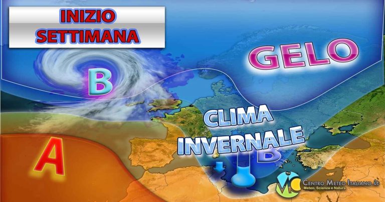 METEO – Inizio prossima settimana ancora MALTEMPO in ITALIA, possibile NEVE in pianura nell’IMMACOLATA