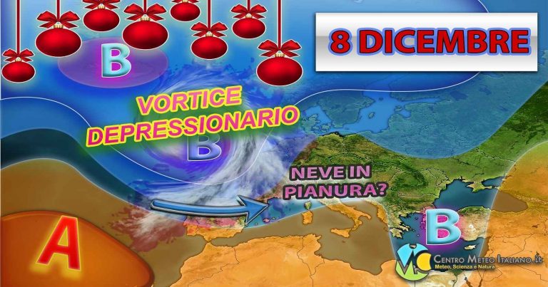 METEO ITALIA – Clima INVERNALE tra WEEKEND ed avvio di settimana, possibile NEVE in pianura all’IMMACOLATA METEO ITALIA – Clima INVERNALE tra WEEKEND ed avvio di settimana, possibile NEVE in pianura all’IMMACOLATA