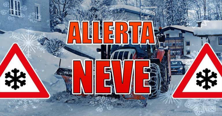 Meteo – Irruzione fredda in atto e prima neve in arrivo, il bollettino della Protezione Civile